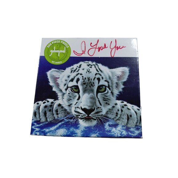 ceaco Other - Vtg 2004 NOS Schimmel 300-Piece Snow Leopard Puzzle By Ceaco Ages 12+ My World